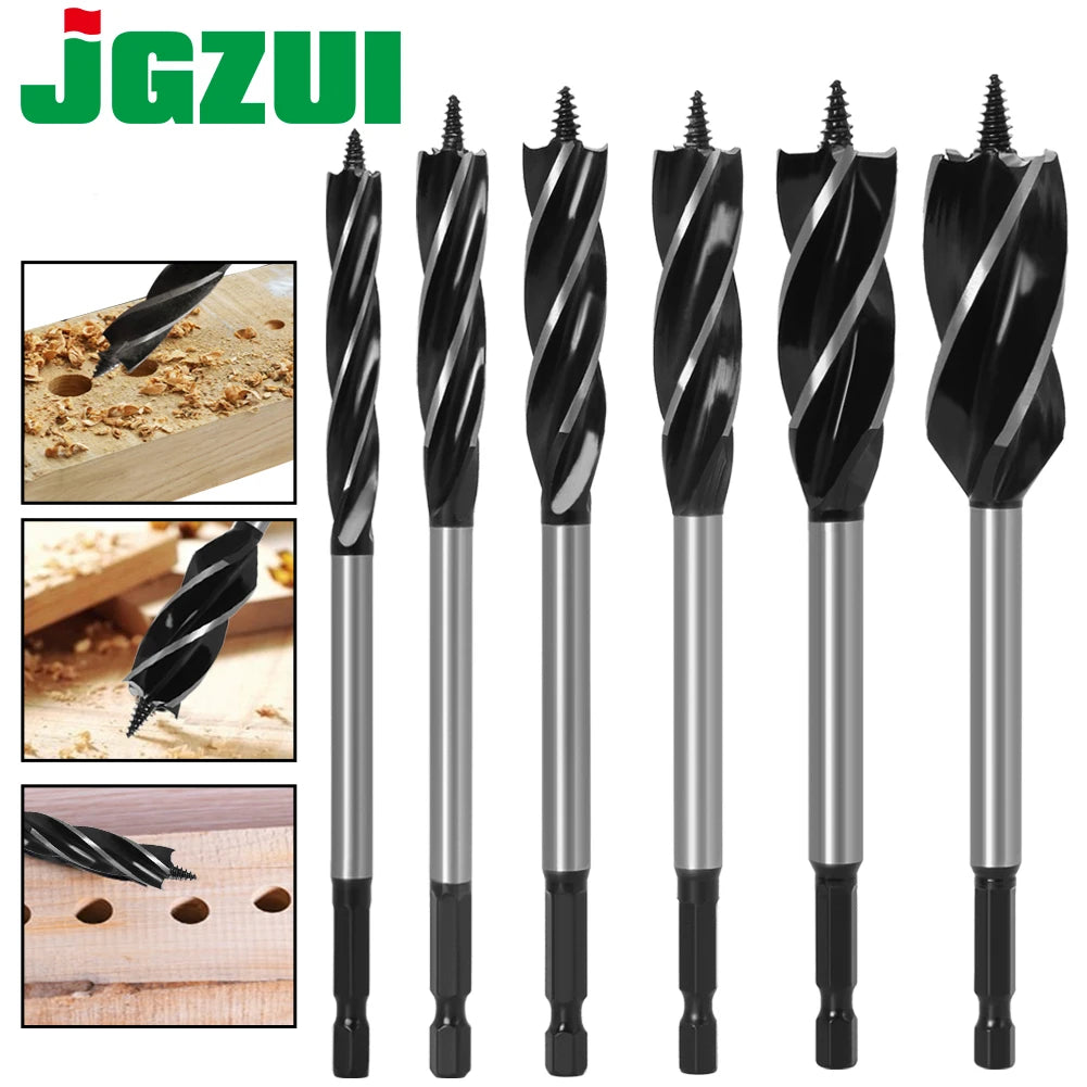 🪵 10–35mm Wood Twist Drill Bit Set – Fast Cut Auger Carpenter Tool