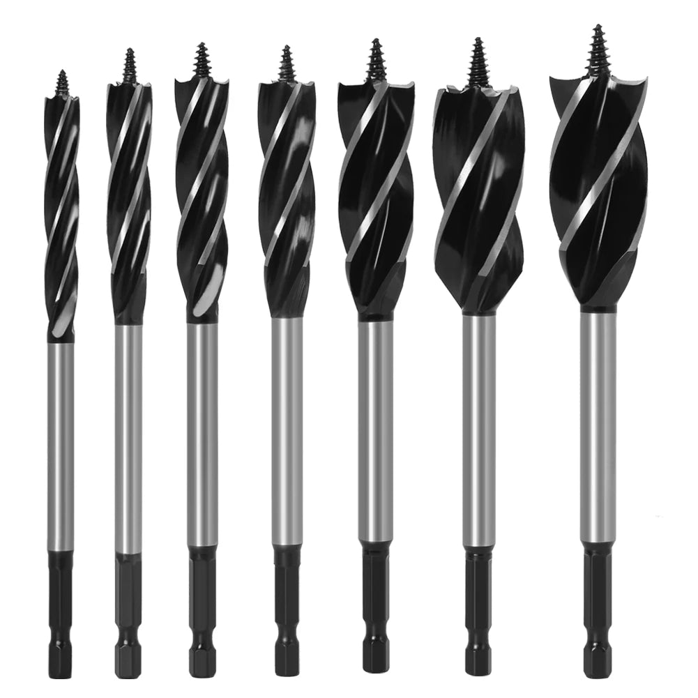 🪵 10–35mm Wood Twist Drill Bit Set – Fast Cut Auger Carpenter Tool