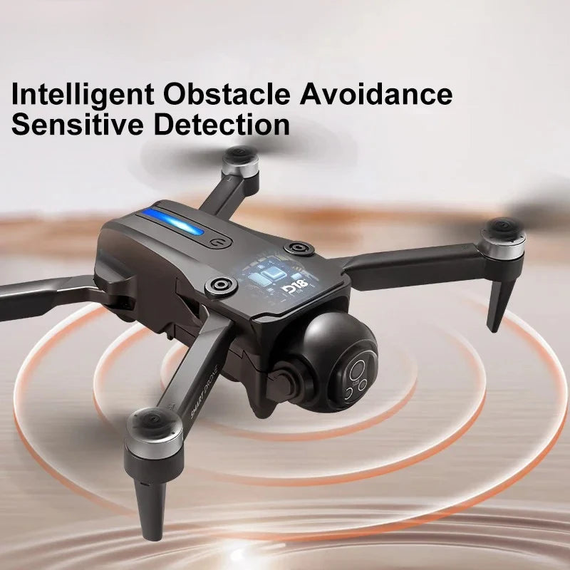 Drone 8K Aerial HD Dual-Camera Intelligent Obstacle Avoidance Brushless Power 5G WIFI Screen Remote Control GPS Drone Hot