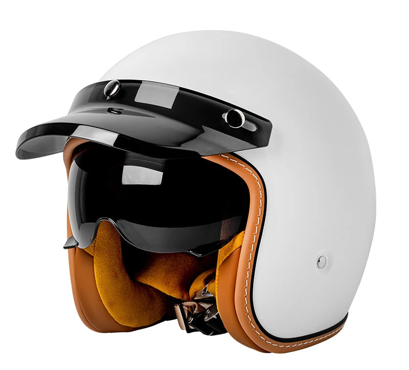 Open Face Motorcycle Helmet – Lightweight Summer Riding Helmet (Unisex)