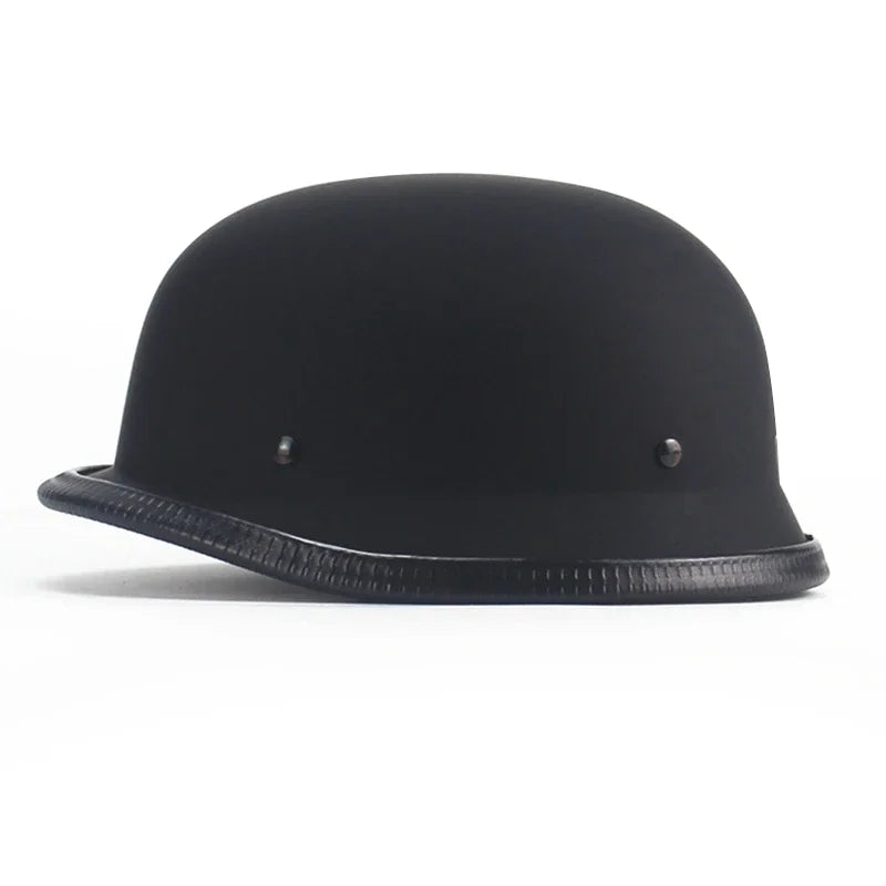 Vintage Motorcycle Half Face Helmet – Retro Cruiser Style (DOT Certified)