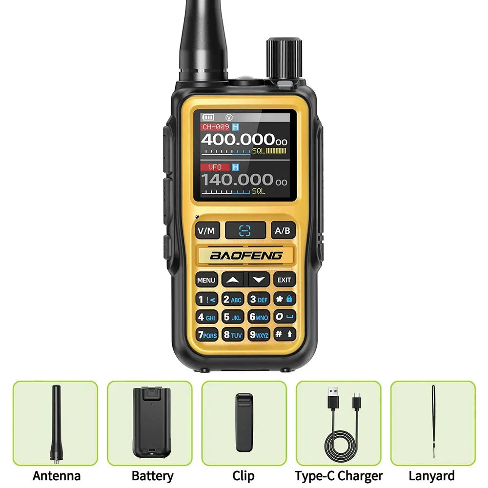 📡 Baofeng UV-5R Mini Dual Band Walkie Talkie (Bluetooth Programming, Type-C)