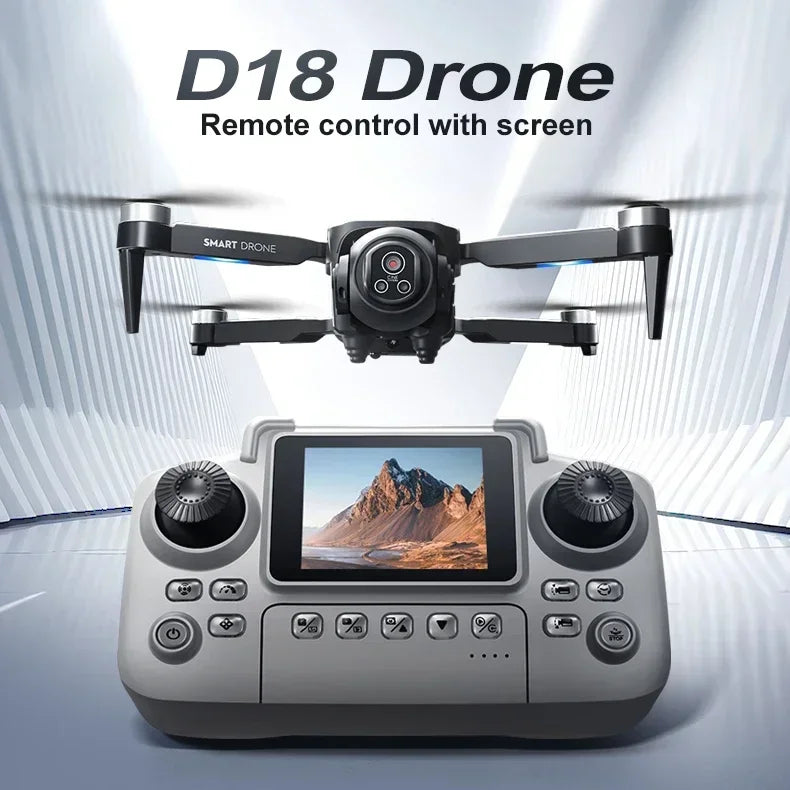Drone 8K Aerial HD Dual-Camera Intelligent Obstacle Avoidance Brushless Power 5G WIFI Screen Remote Control GPS Drone Hot