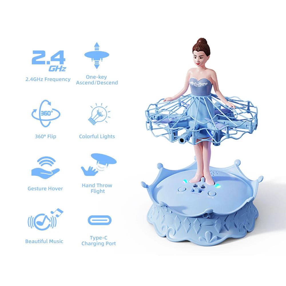 Kids Induction Aircraft Toy – Gesture Sensing Flying Drone