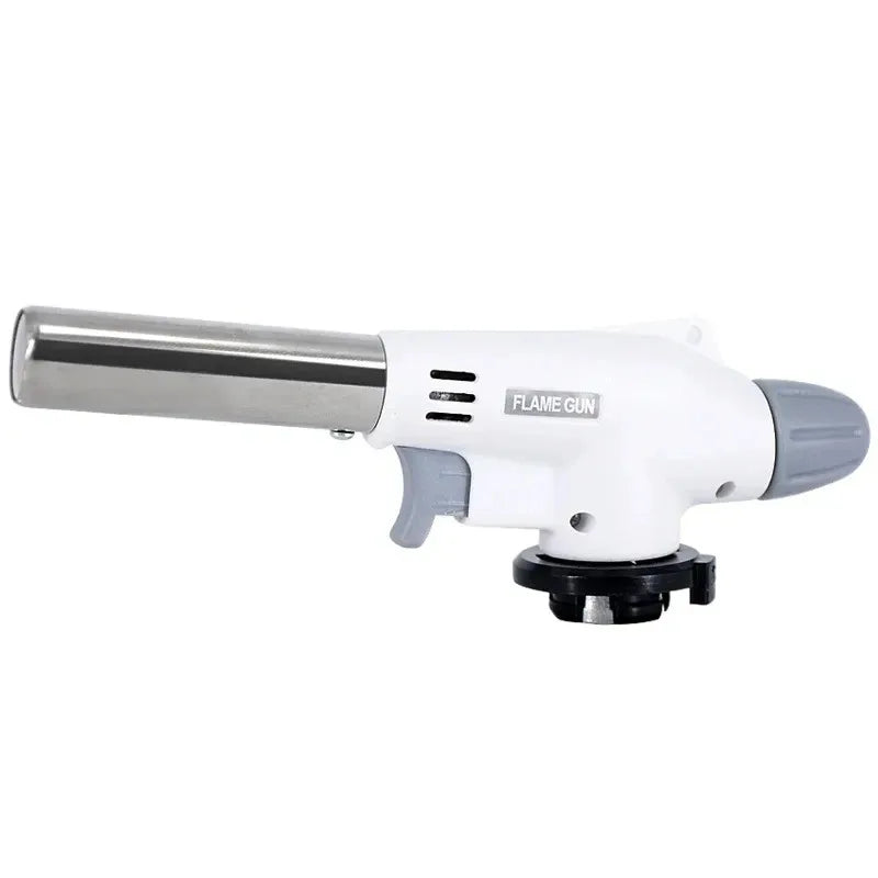 🔥 Butane Gas Torch with Auto Ignition – Adjustable Flame for Cooking, BBQ & Camping