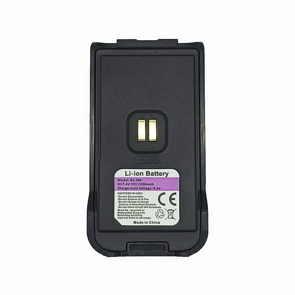 🔋 UV-5R Mini 2200mAh Battery – Type-C Rechargeable (7.4V Li-ion)