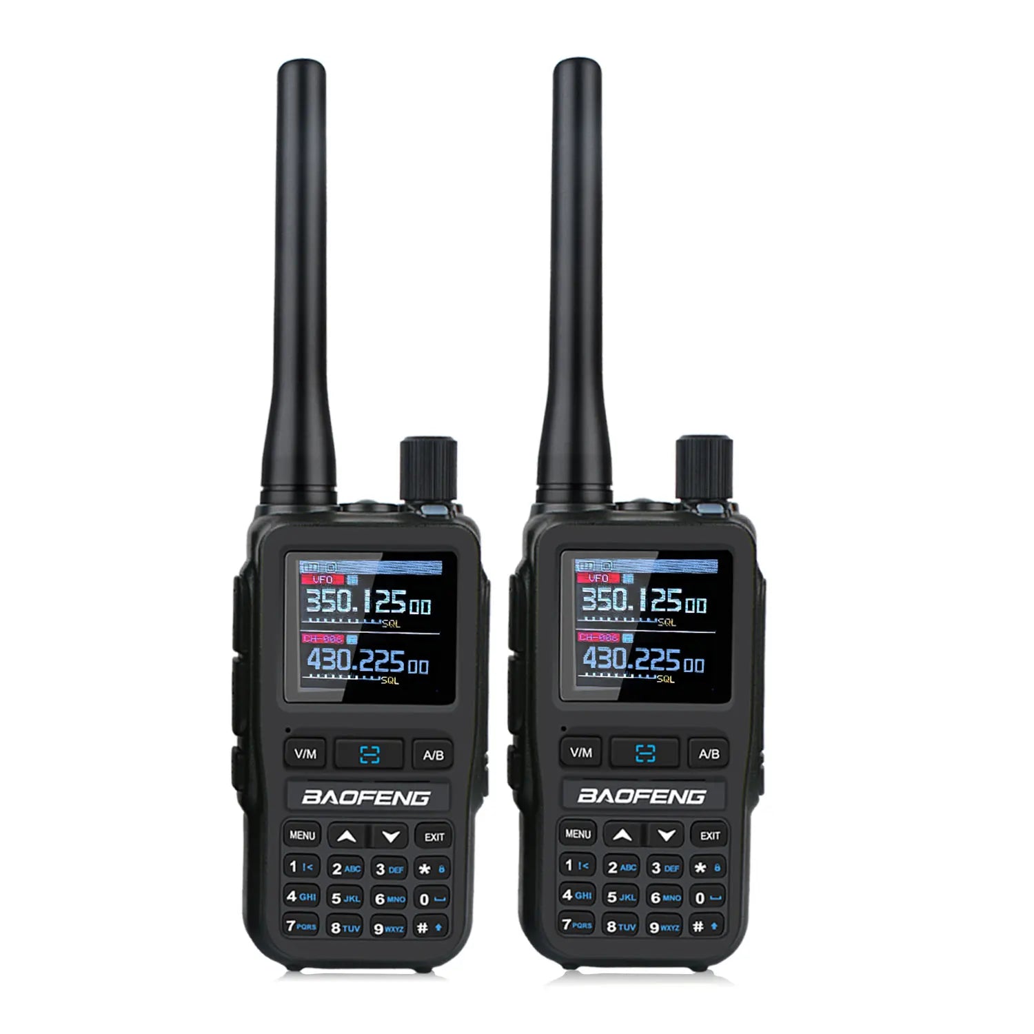 📡 2-Pack Baofeng UV-5R Mini Dual Band Walkie Talkies (Dual PTT, Type-C, 5W)