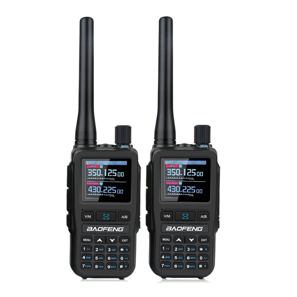 📡 2-Pack Baofeng UV-5R Mini Dual Band Walkie Talkies (Dual PTT, Type-C, 5W)