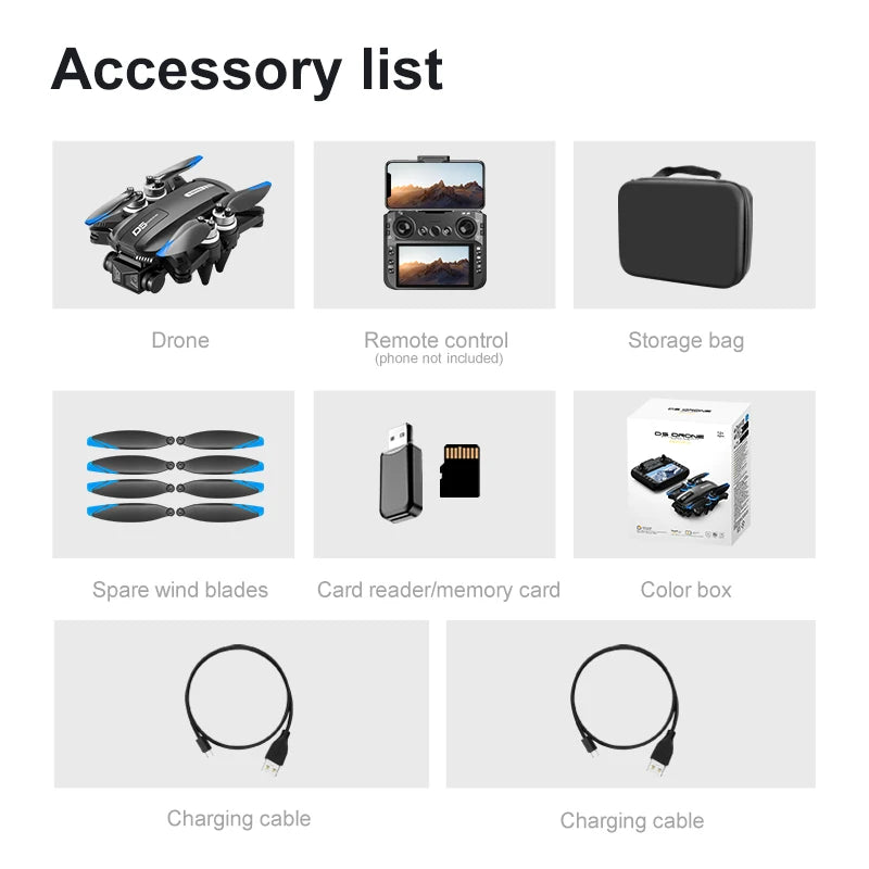 Lenovo D5 Drone 8K Aerial HD Dual Camera Photography Intelligent Obstacle Avoidance Brushless Power 5G WIFI GPS Return Drone