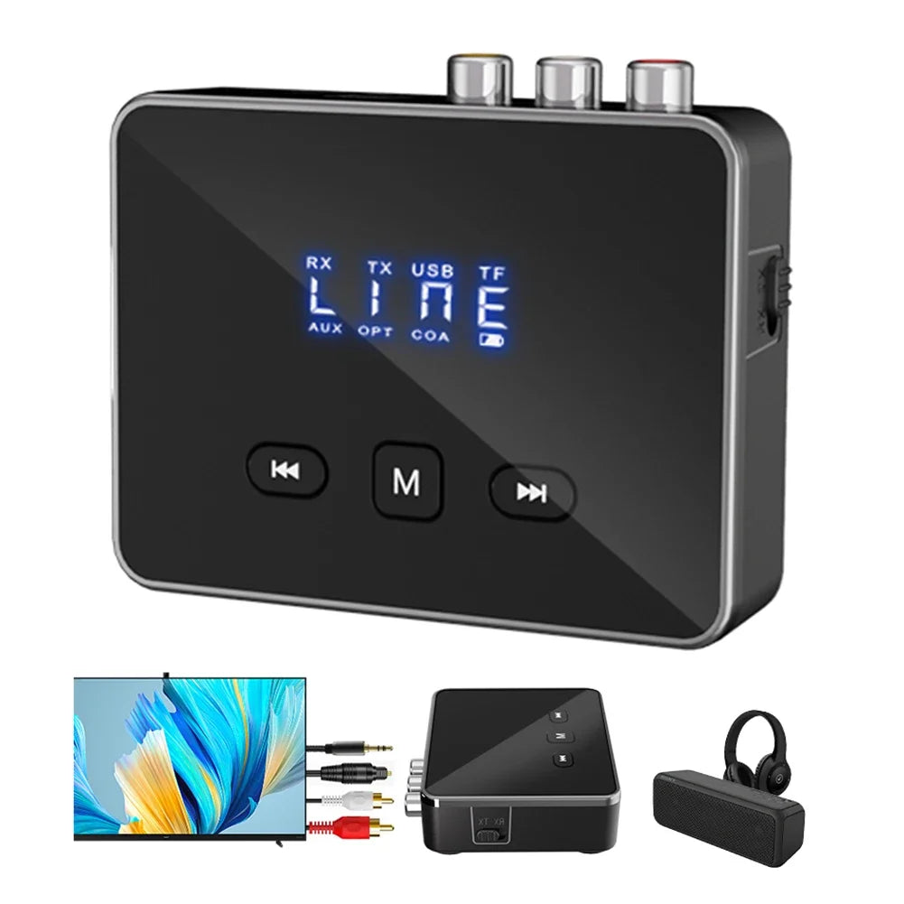 📡 Bluetooth 5.4 Audio Receiver & Transmitter – Wireless Adapter for TV, Car & Home Stereo