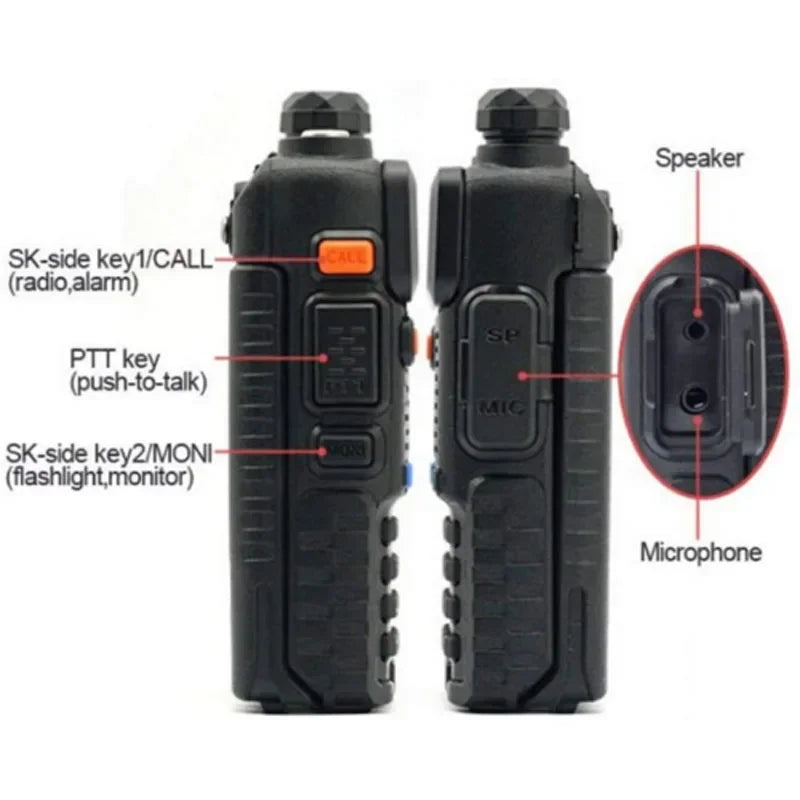 📡 Baofeng UV-5R Dual Band Two-Way Radio (136–174 / 400–520 MHz)