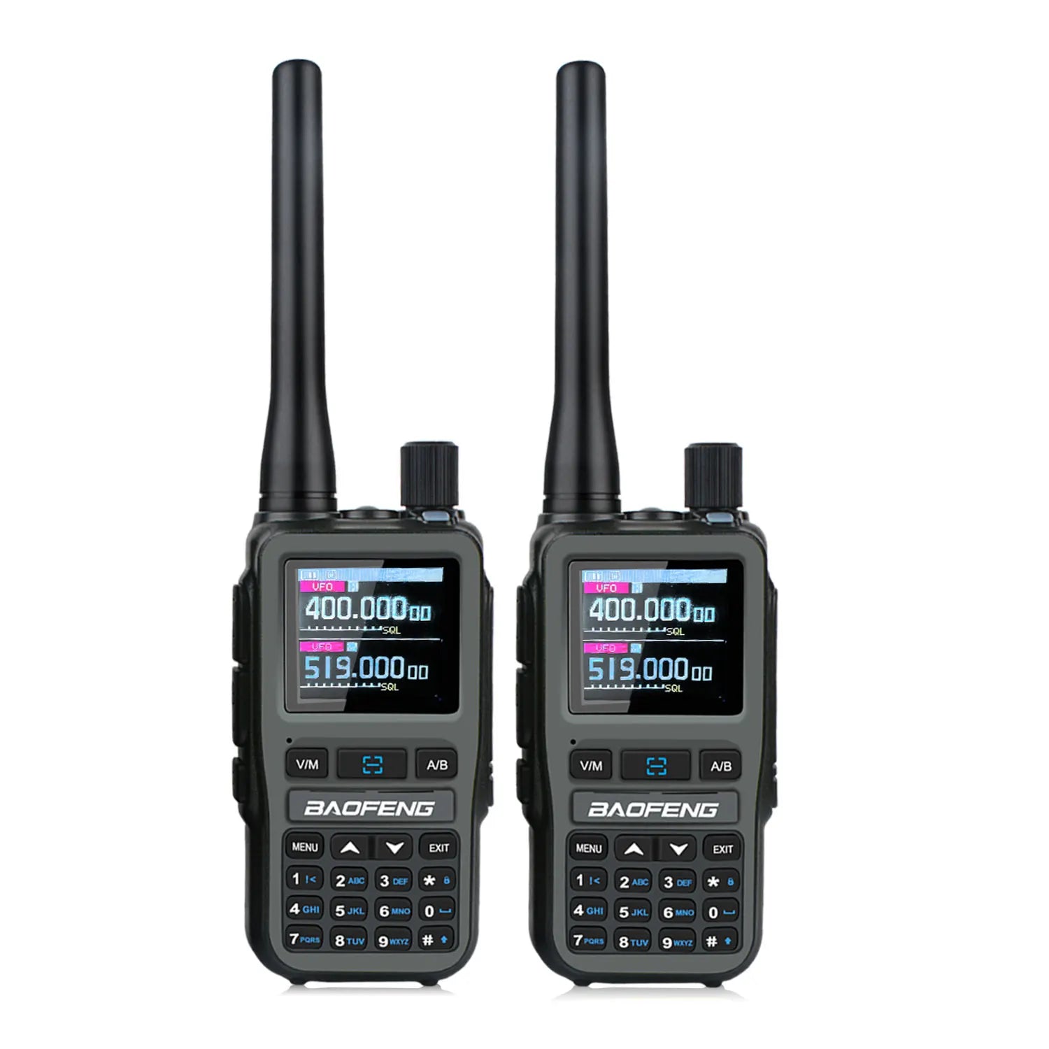 📡 2-Pack Baofeng UV-5R Mini Dual Band Walkie Talkies (Dual PTT, Type-C, 5W)