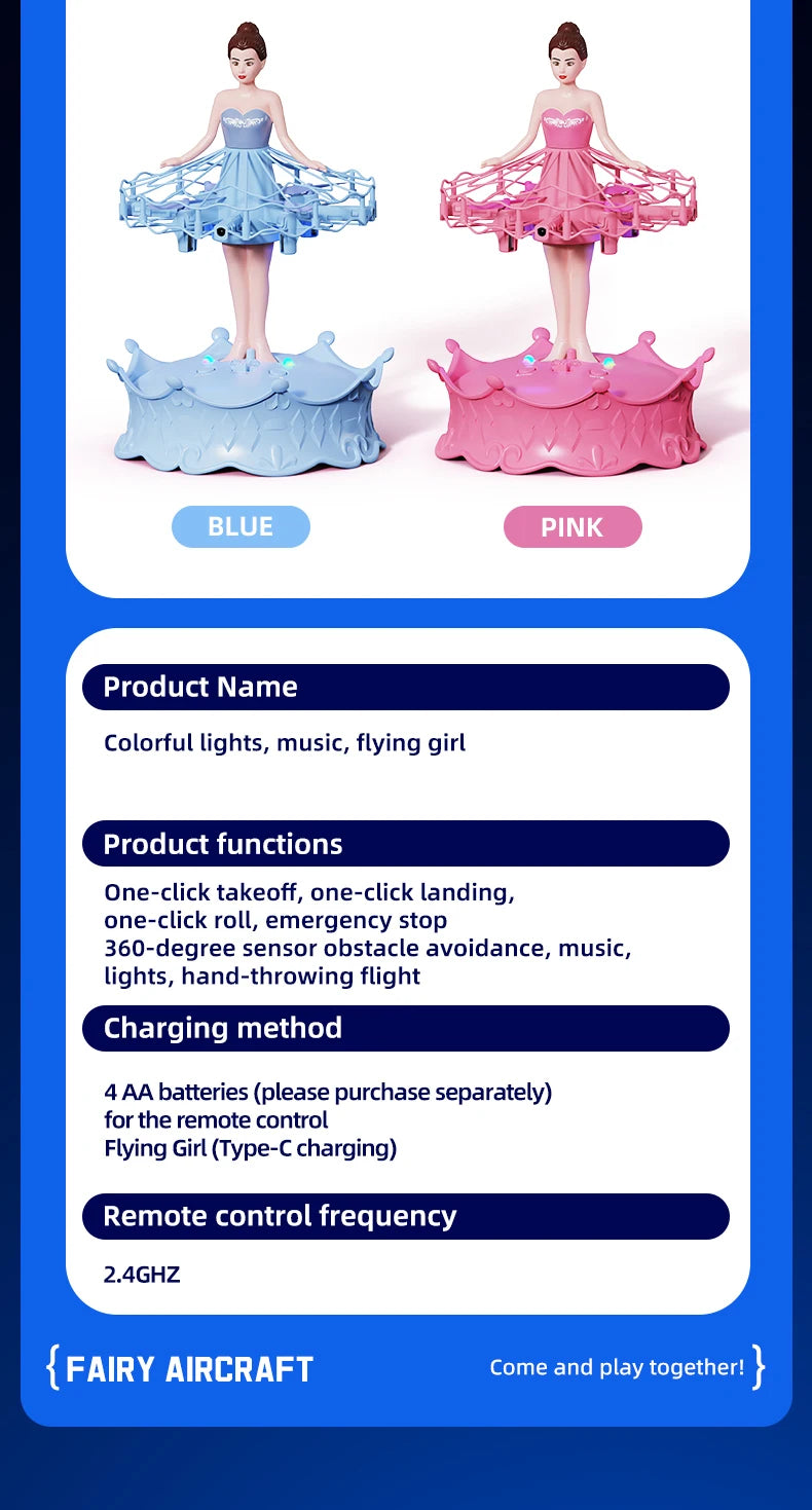 Kids Induction Aircraft Toy – Gesture Sensing Flying Drone