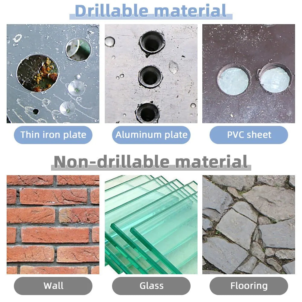 3PCS HSS Step Drill Bit Set (3–20mm) – Metal & Wood Drilling Tools