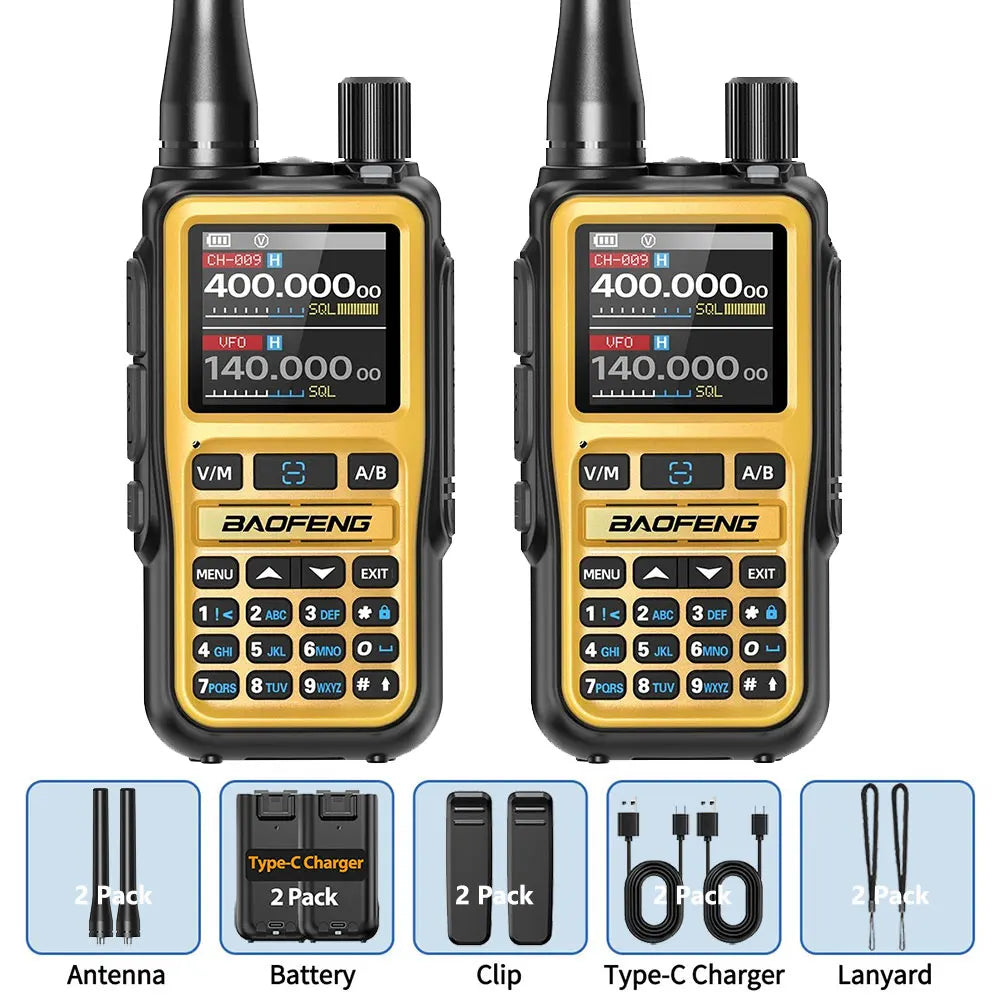 📡 Baofeng UV-5R Mini Dual Band Walkie Talkie (Bluetooth Programming, Type-C)