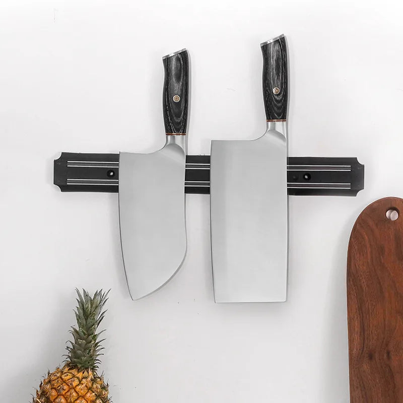 🔪 Magnetic Knife Holder Wall Mount – Space-Saving Kitchen Storage Rack (3 Sizes)