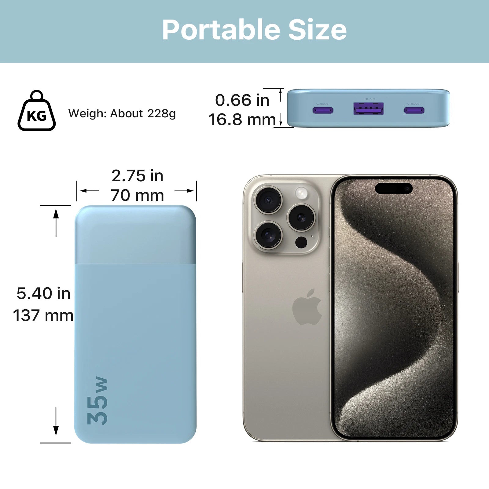 🔋 35W Fast Charging Power Bank (10,000mAh) – USB-C PD & QC 4.0