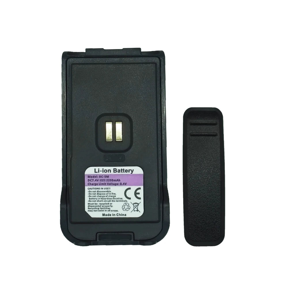 🔋 UV-5R Mini 2200mAh Battery – Type-C Rechargeable (7.4V Li-ion)