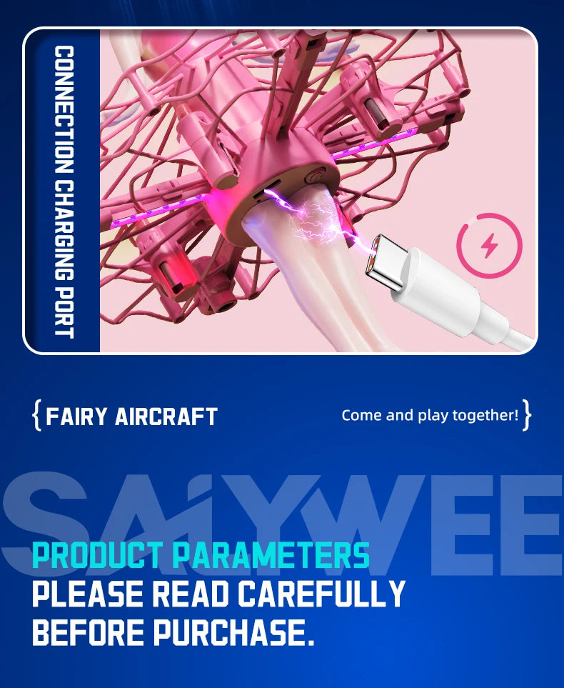Kids Induction Aircraft Toy – Gesture Sensing Flying Drone