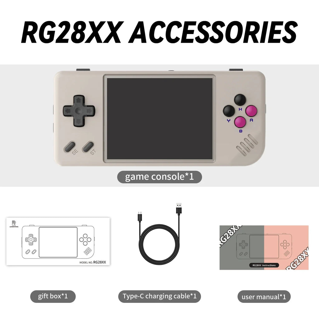 🎮 ANBERNIC RG28XX Retro Handheld Game Console – 3,000+ Classic Games & HDMI Output