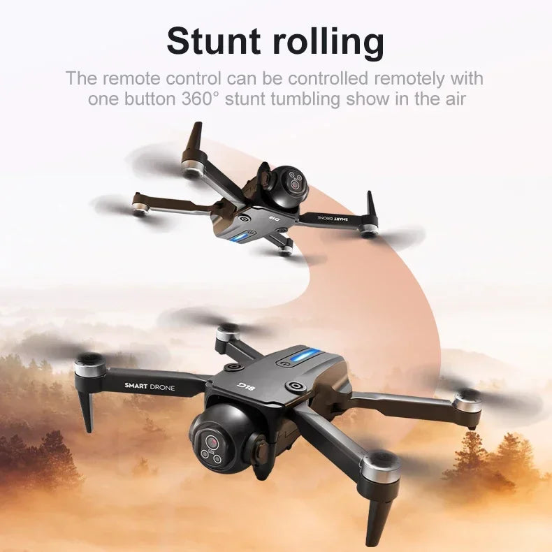 Drone 8K Aerial HD Dual-Camera Intelligent Obstacle Avoidance Brushless Power 5G WIFI Screen Remote Control GPS Drone Hot
