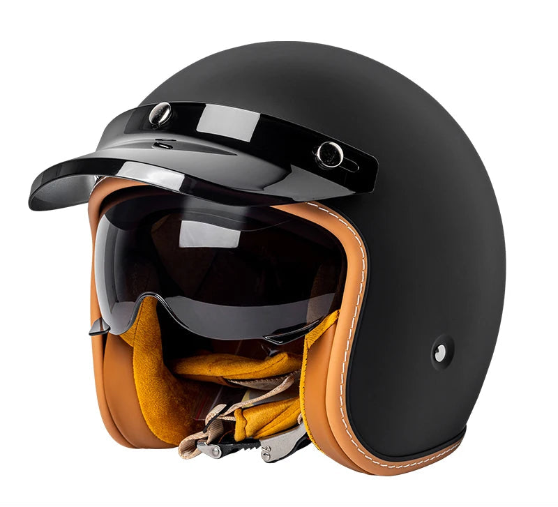 Open Face Motorcycle Helmet – Lightweight Summer Riding Helmet (Unisex)