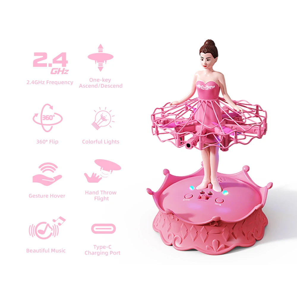 Kids Induction Aircraft Toy – Gesture Sensing Flying Drone