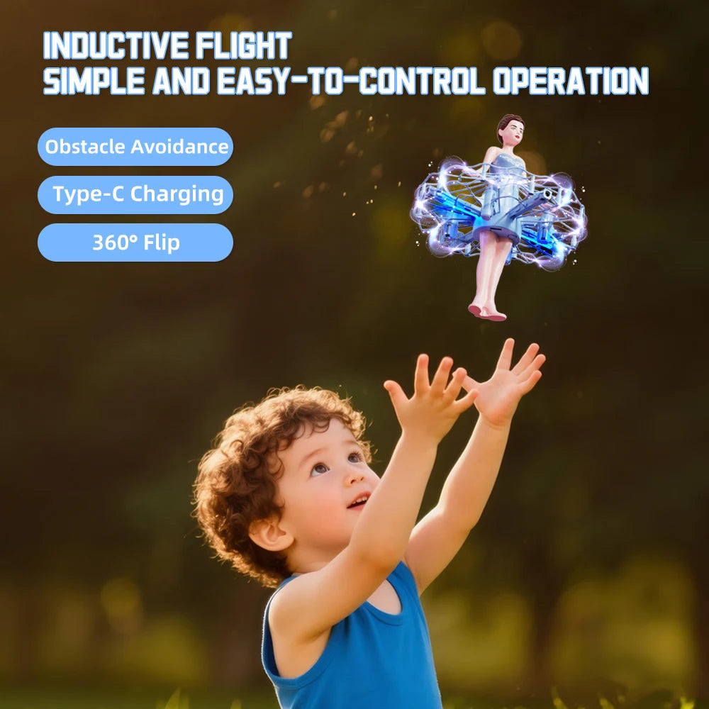 Kids Induction Aircraft Toy – Gesture Sensing Flying Drone