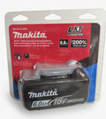 (1 packs) Makita LXT Lithium-Ion 18V 6.0Ah Batteries - High Capacity Professional Power