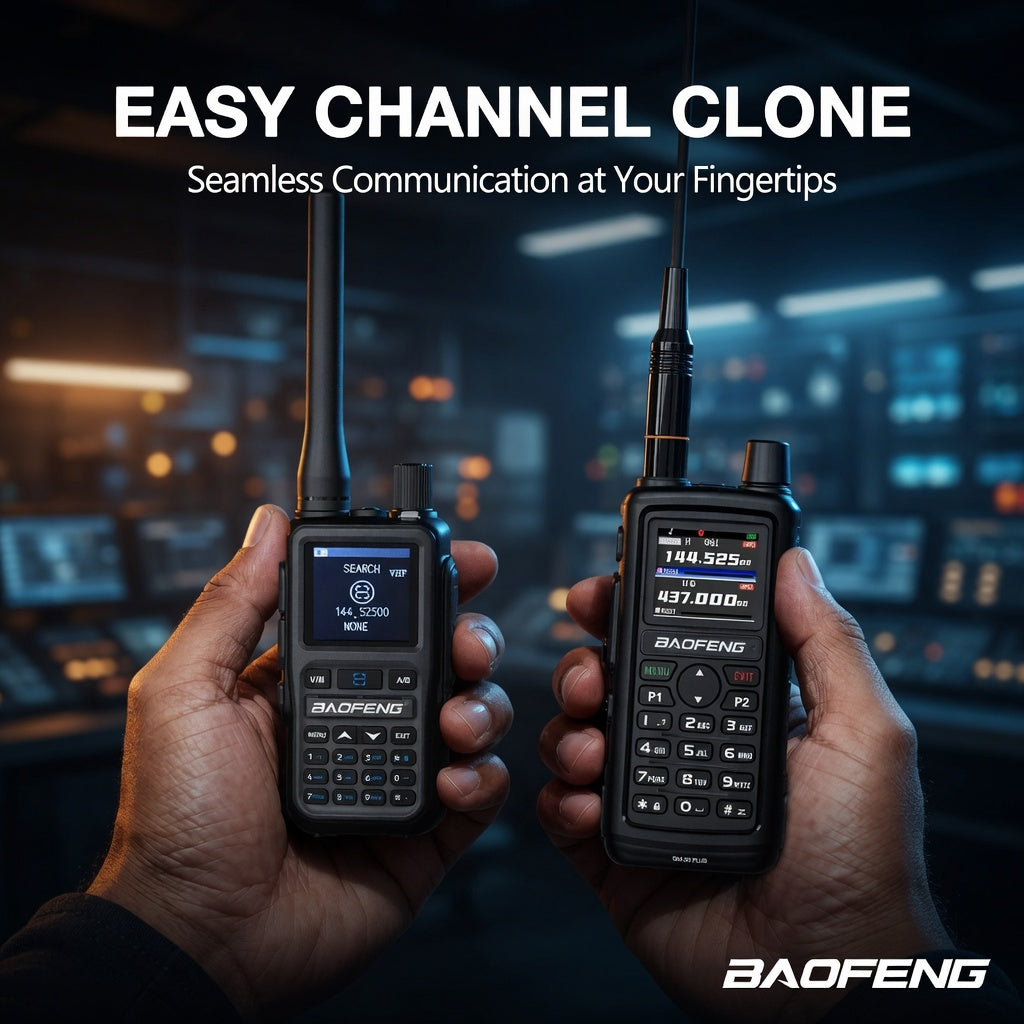 📡 Baofeng UV-5R Mini Dual Band Walkie Talkie (Bluetooth Programming, Type-C)