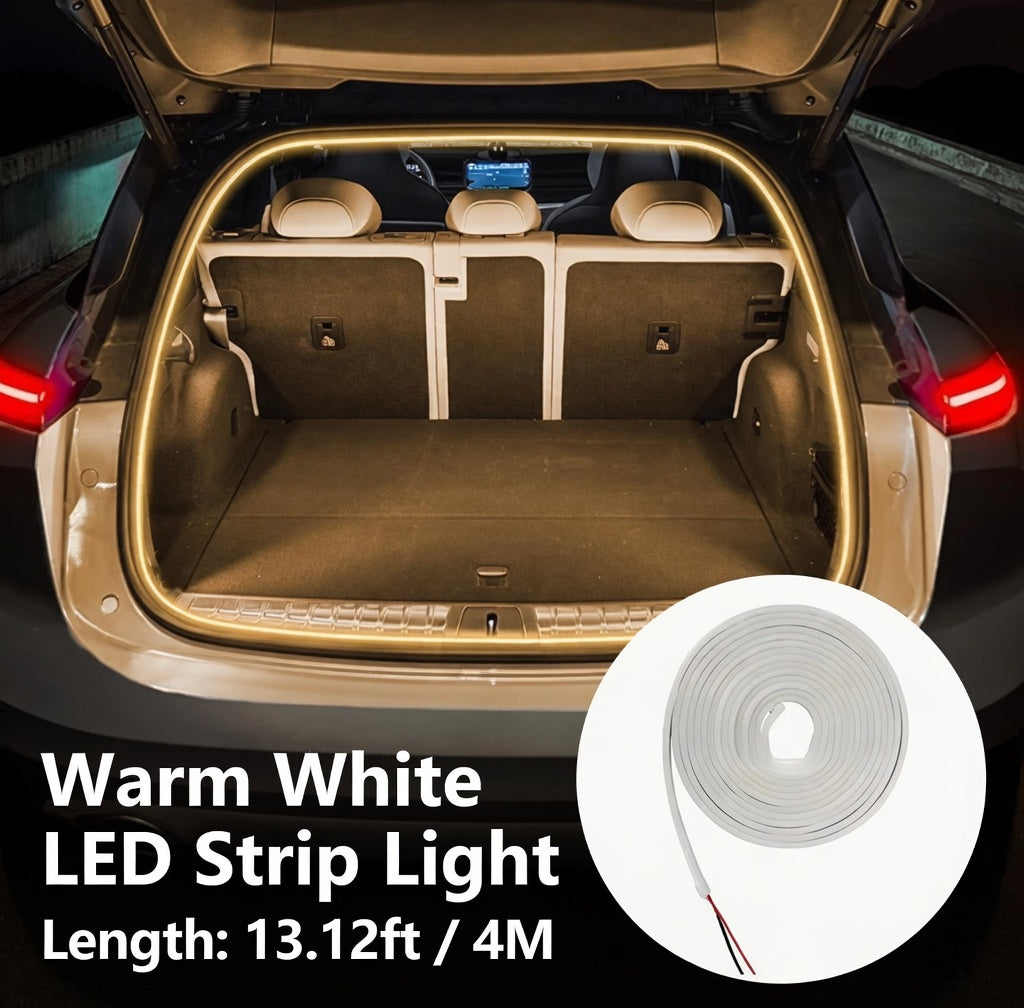 💡 Auto-Sensing LED Trunk Light Strip – Wireless Car Interior Lighting Upgrade