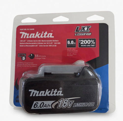 (4 packs) Makita LXT Lithium-Ion 18V 6.0Ah Batteries - High Capacity Professional Power Bundle
