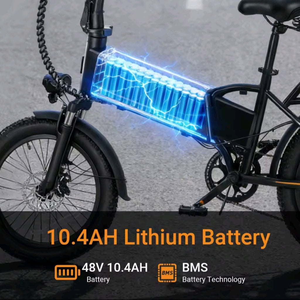🔥 A20 Foldable Electric Bike – 28MPH High-Speed Urban Commuter E-Bike 🚴⚡